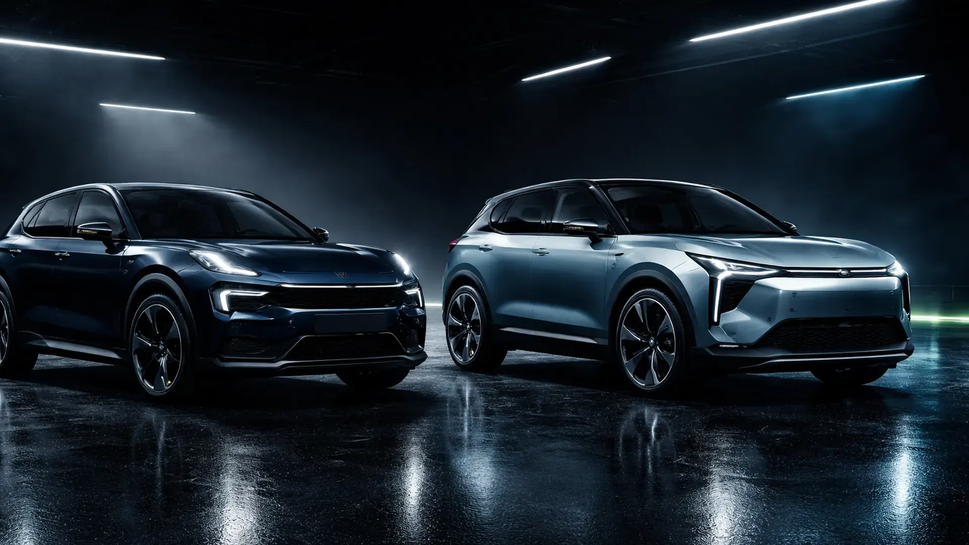 השוואה בין לינק אנד קו 02 היילו לבין קיה EV3 SR בישראל במראה קולנועי