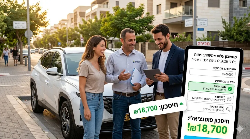 ניתוח הנדסי וכלכלי של עלויות רכב יד שנייה במחשבון עסק שווה